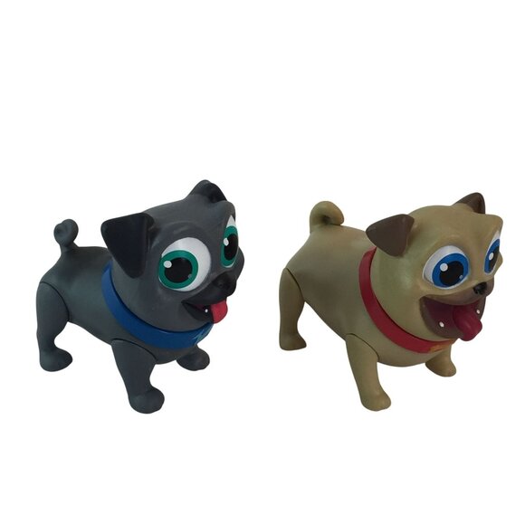 Disney Puppy Dog Pals Figures Cake Toppers Bingo Rolly Arf Rufus Cupcake Pablo - Picture 4 of 11